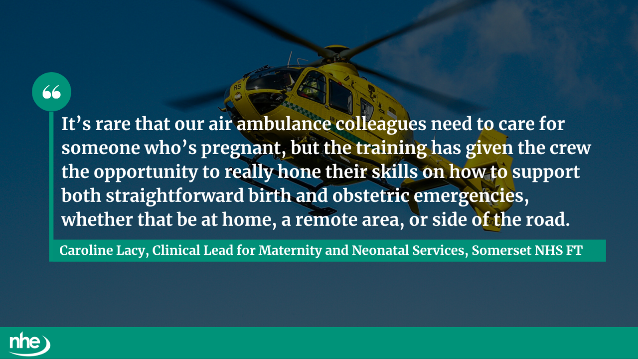 Air ambulance training QUOTE