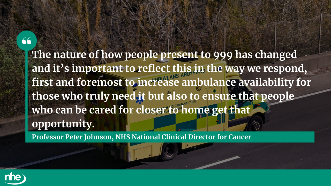 Ambulance changes QUOTE