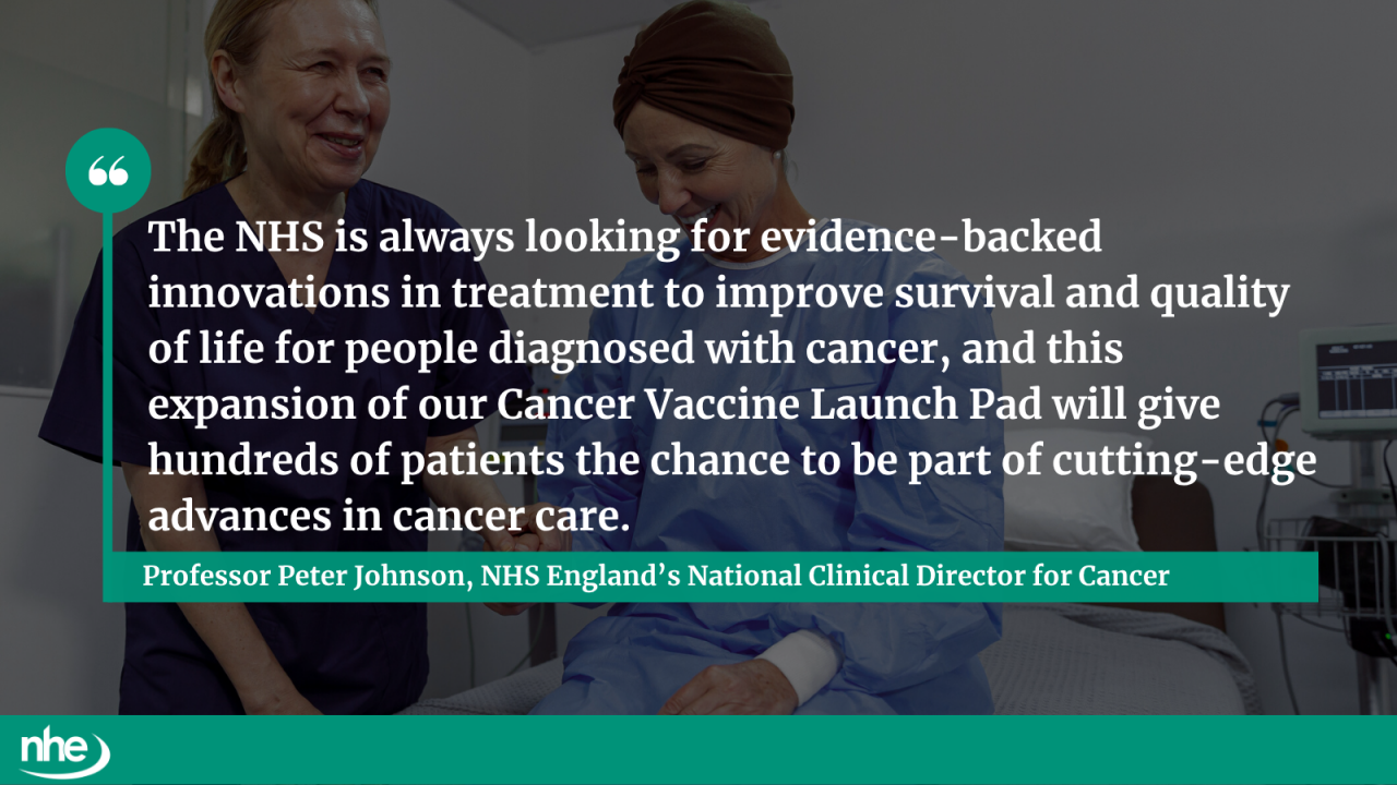 Cancer vaccine trial QUOTE