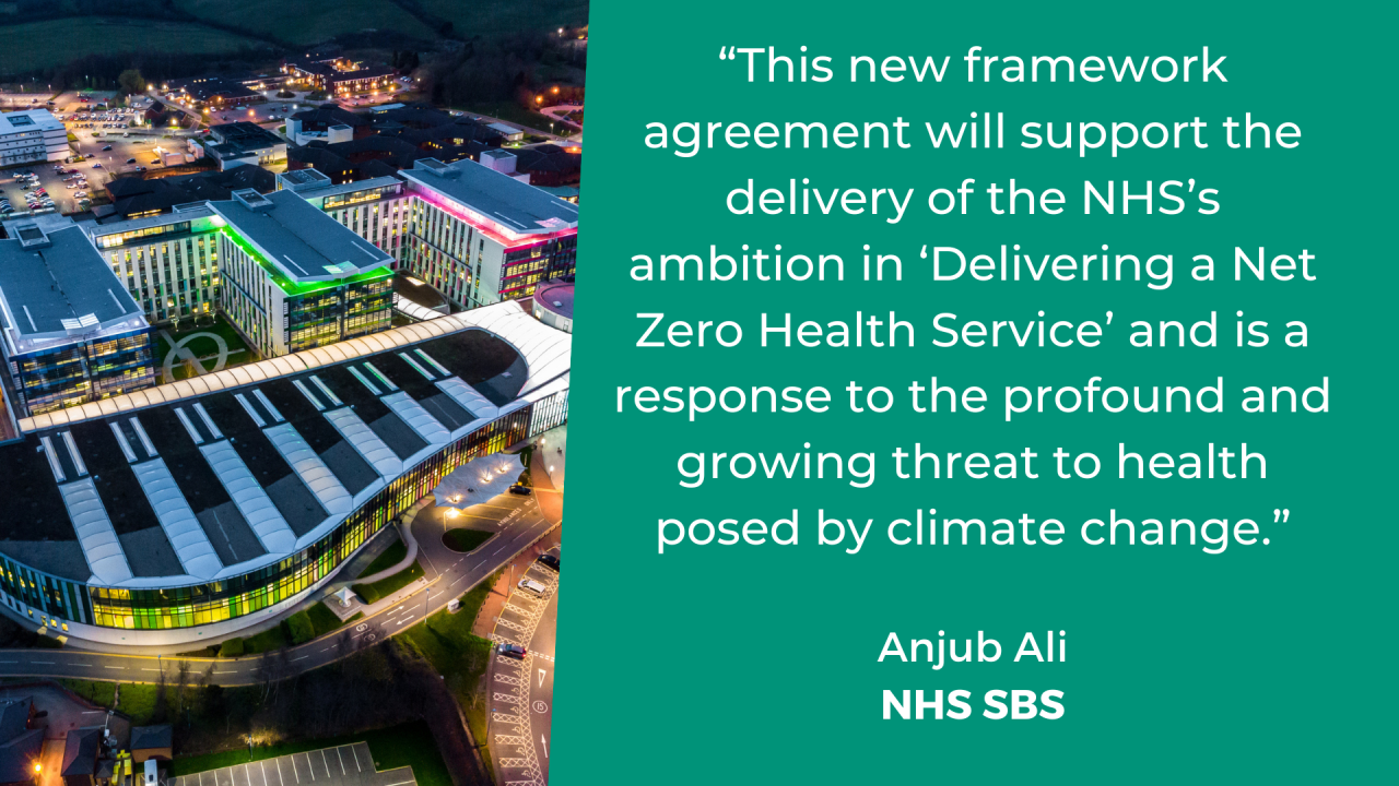 Decarbonisation nhs QUOTE