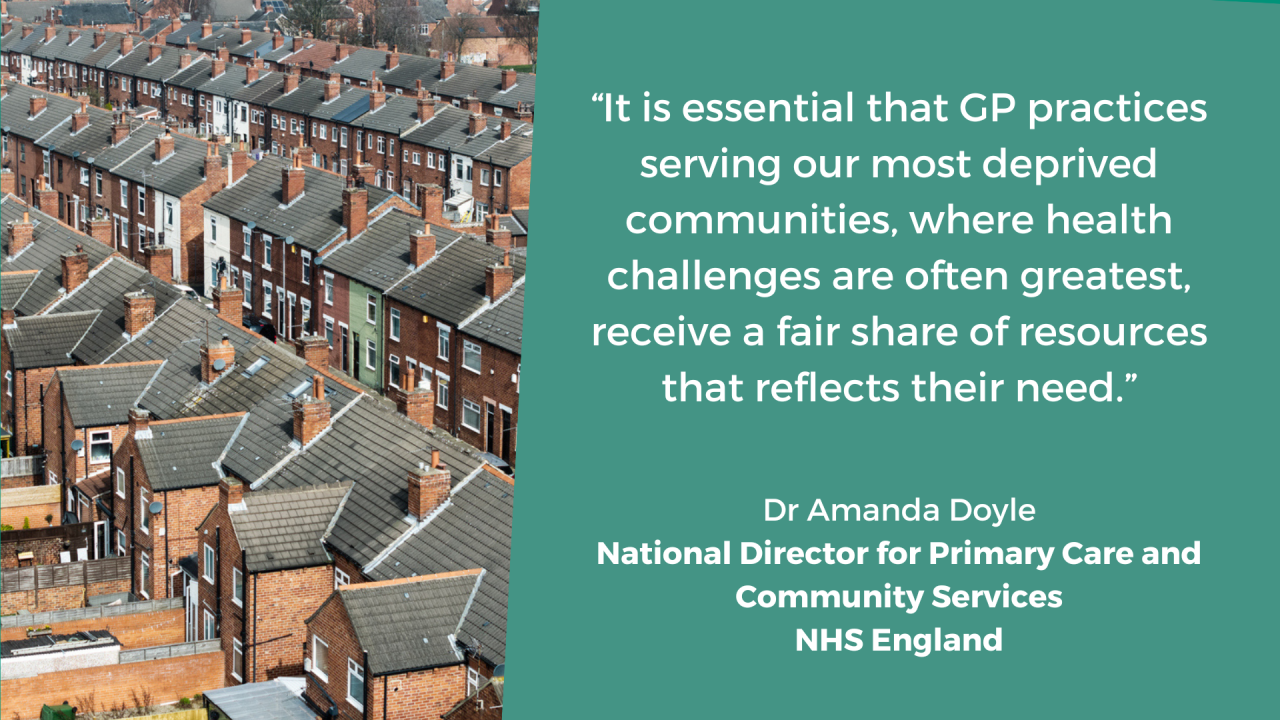 Deprived communities QUOTE