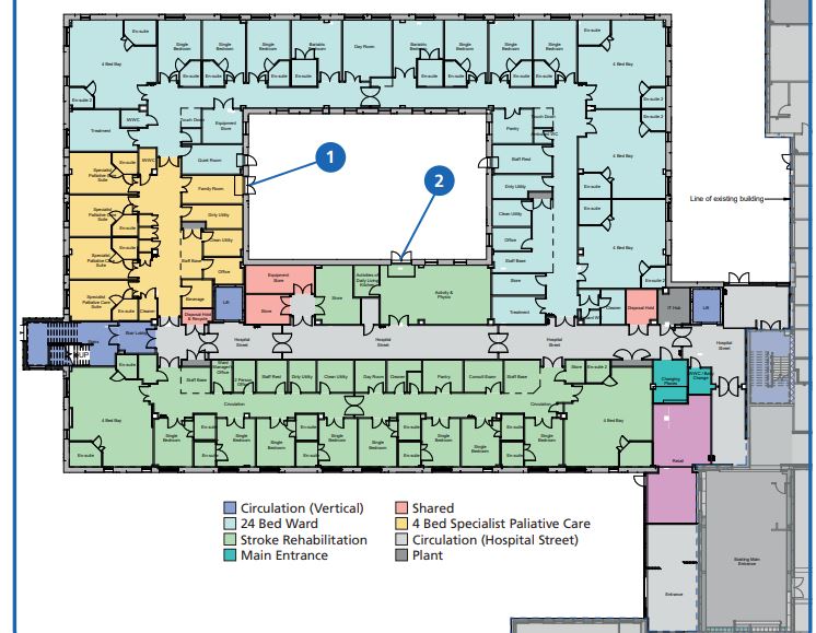 Peterborough Hospital Floor Plan