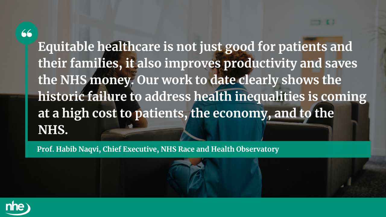 Health equality QUOTE