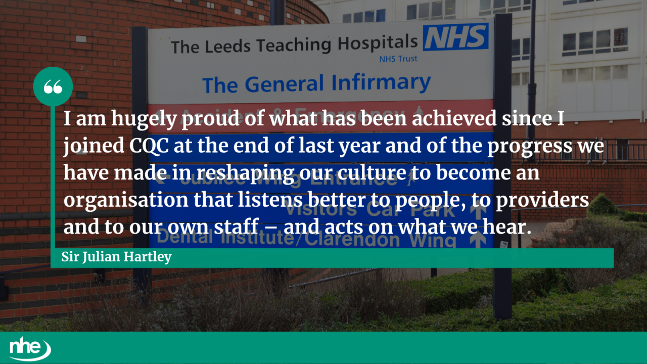 Quote from Sir Julian Hartley