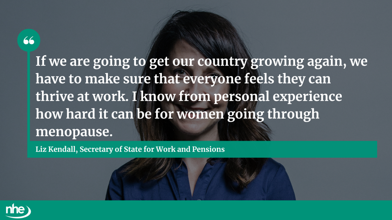 Comment from Liz Kendall, secretary of state for work and pensions