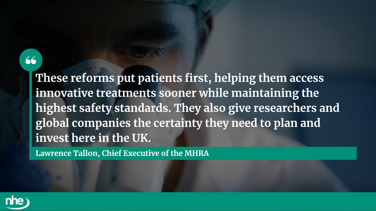 MHRA trials QUOTE