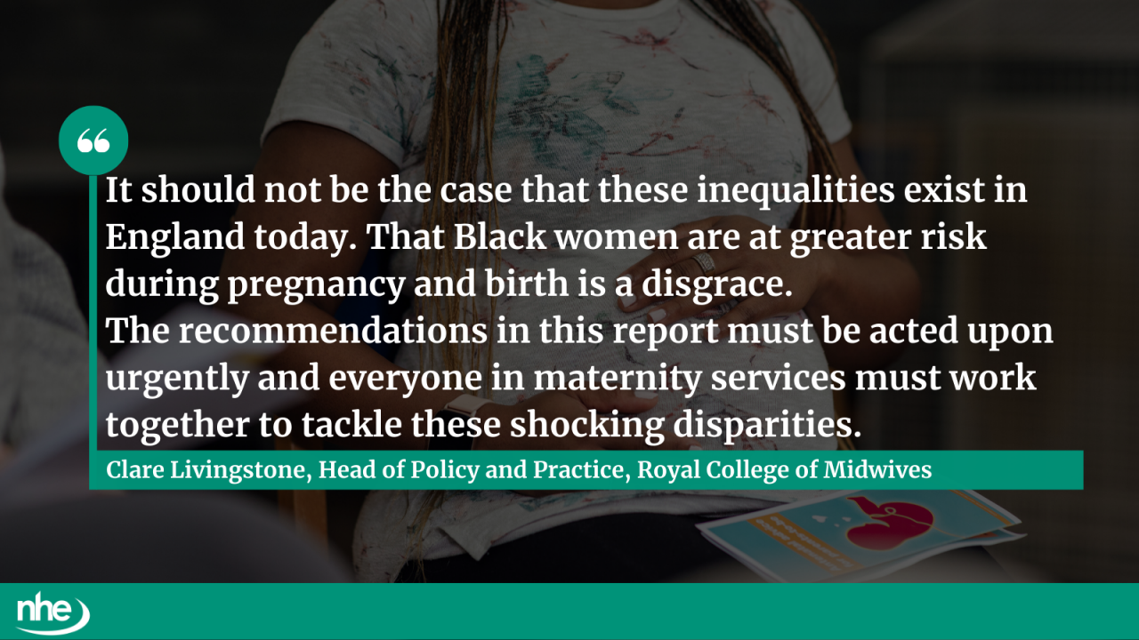 Maternity inequalities QUOTE