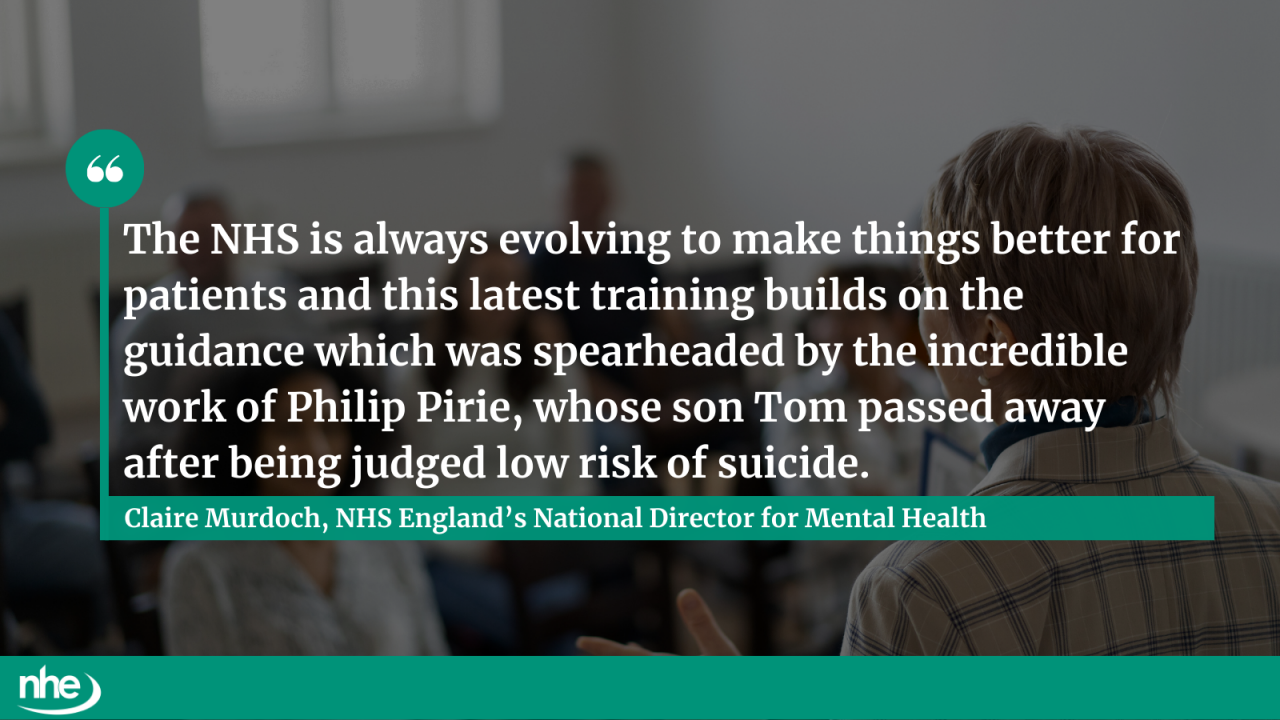 Mental health training QUOTE