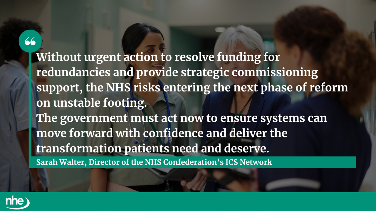 NHS confed report QUOTE