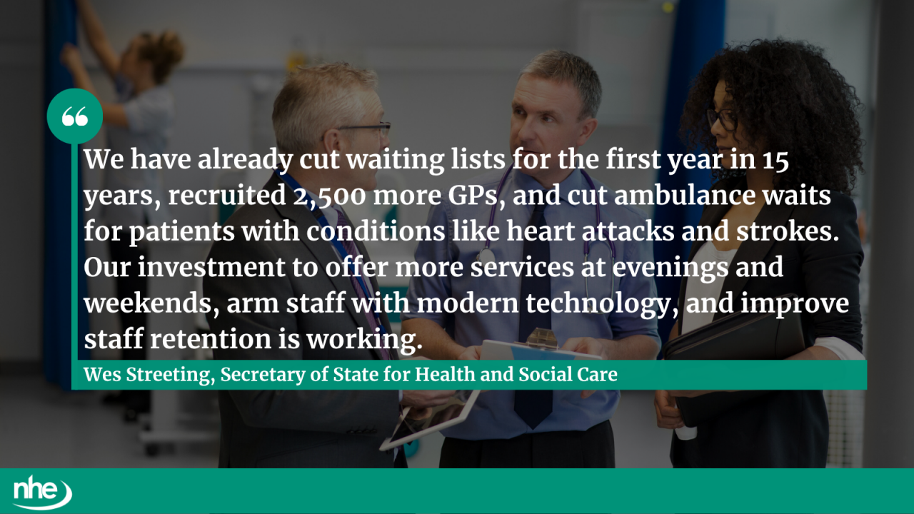 NHS reform QUOTE