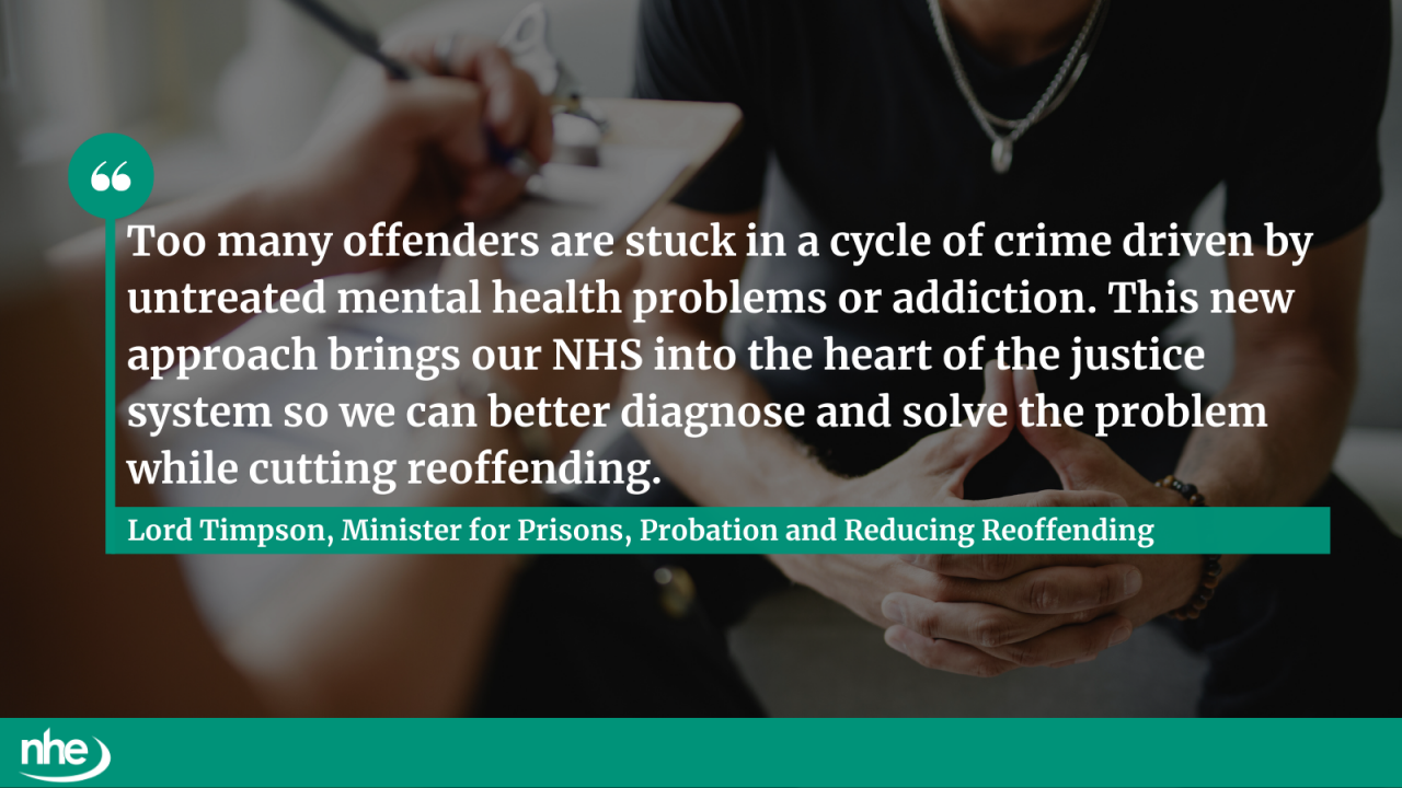 NHS reoffending QUOTE