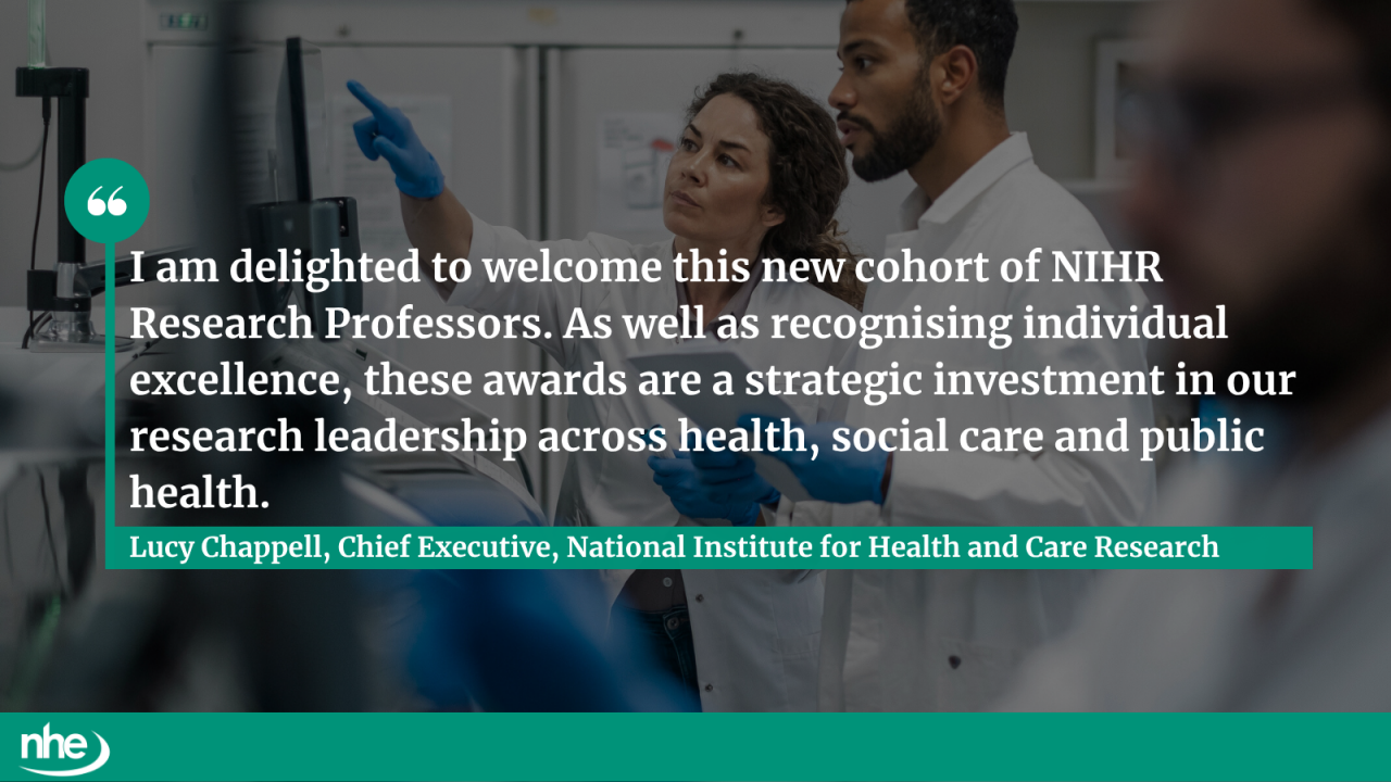 NIHR researchers QUOTE