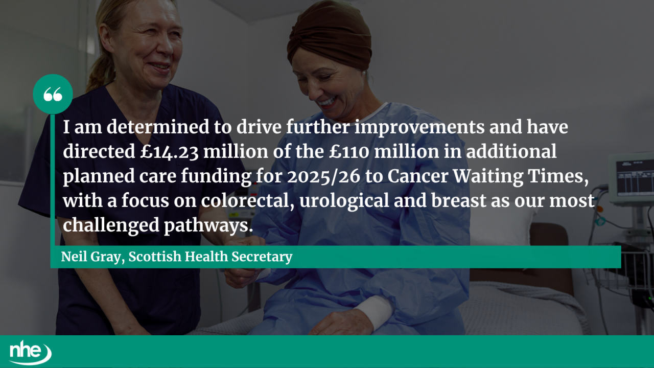 Scotland cancer progress QUOTE