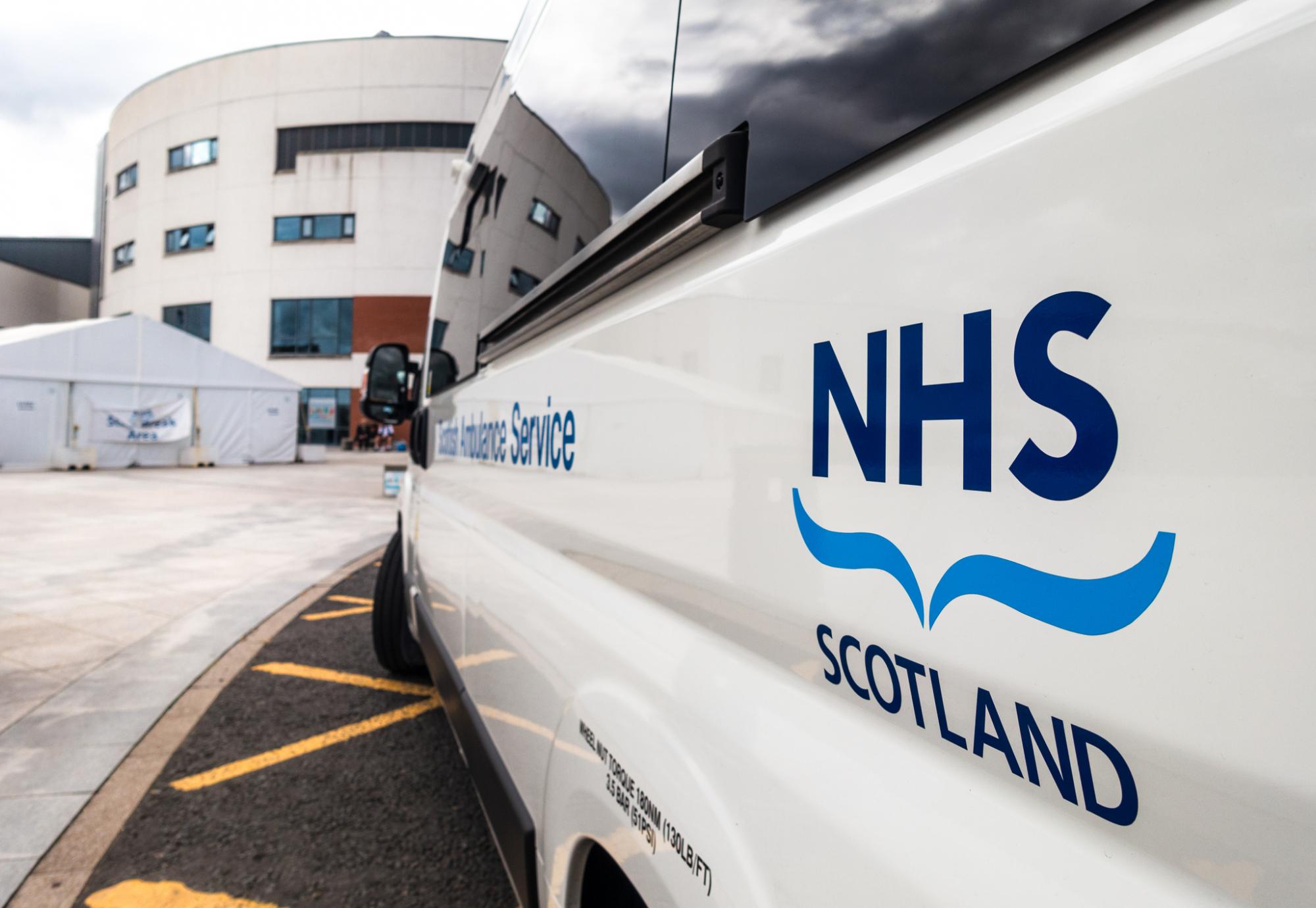 NHS Scotland sign