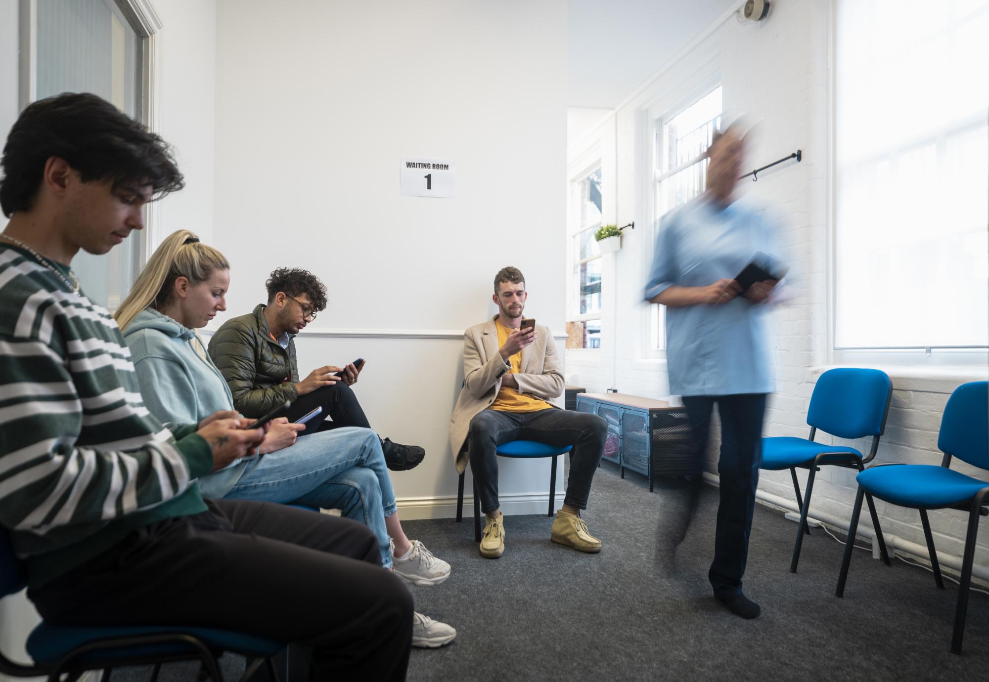 NHS waiting room