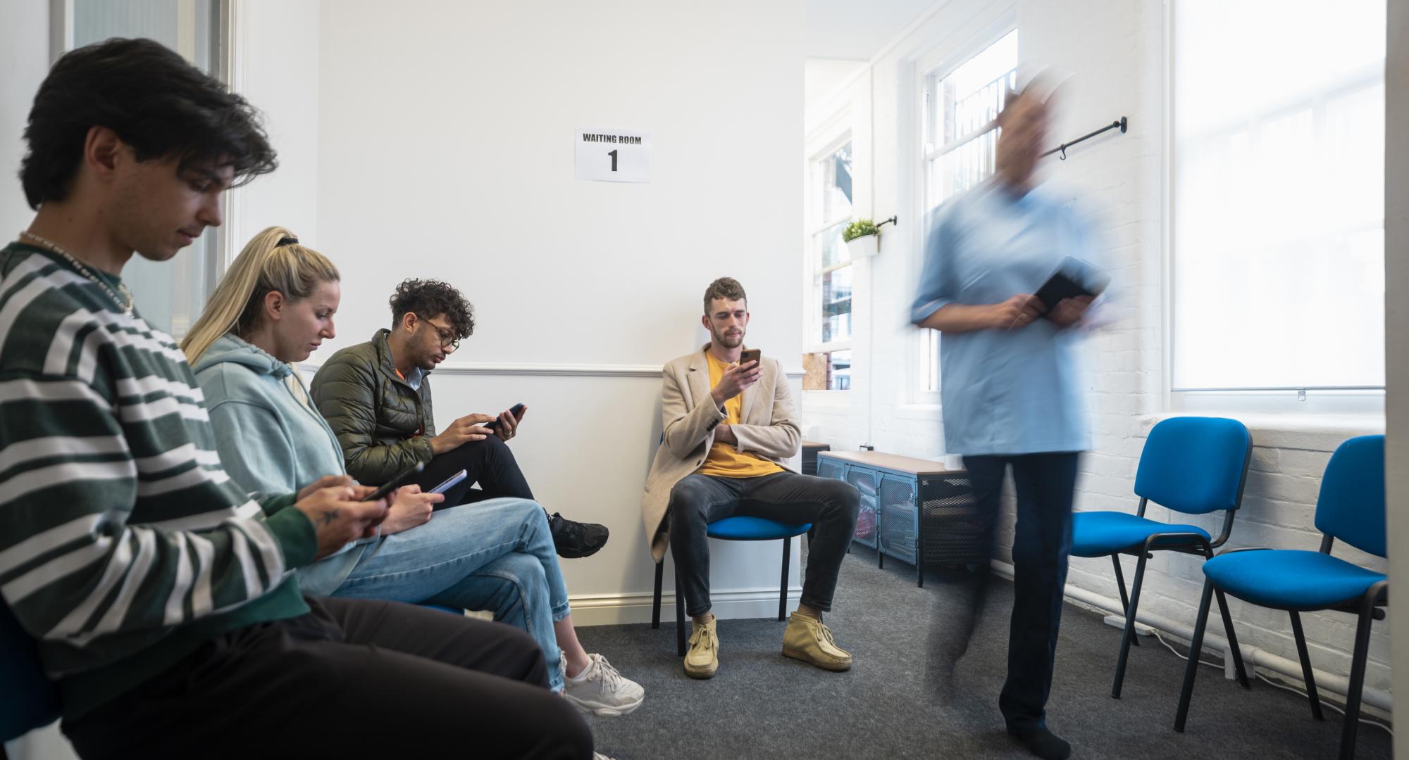 NHS waiting room