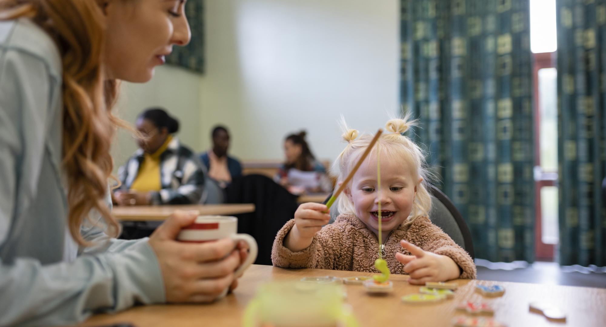 Child benefitting from community care