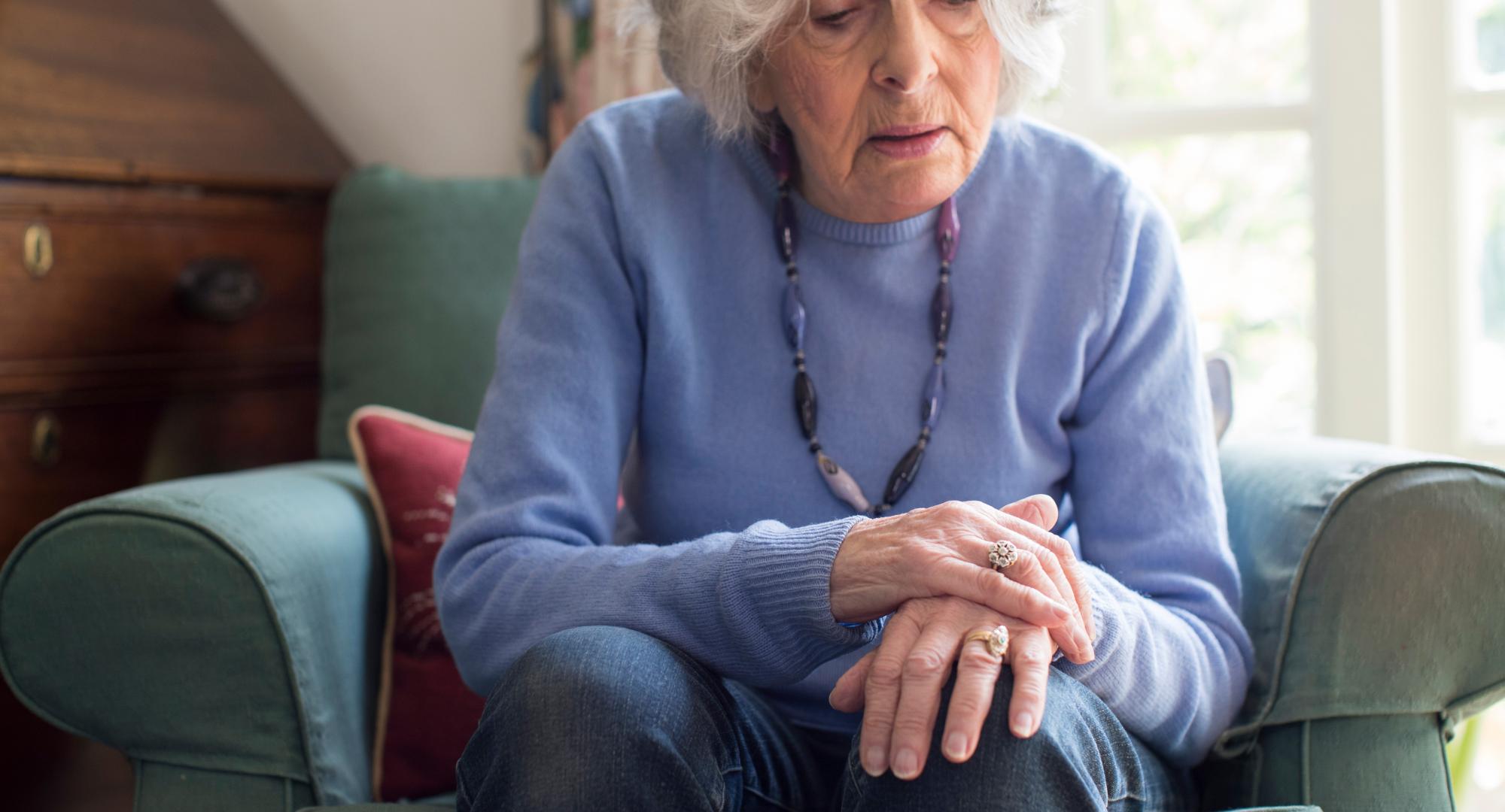 Woman with Parkinson's