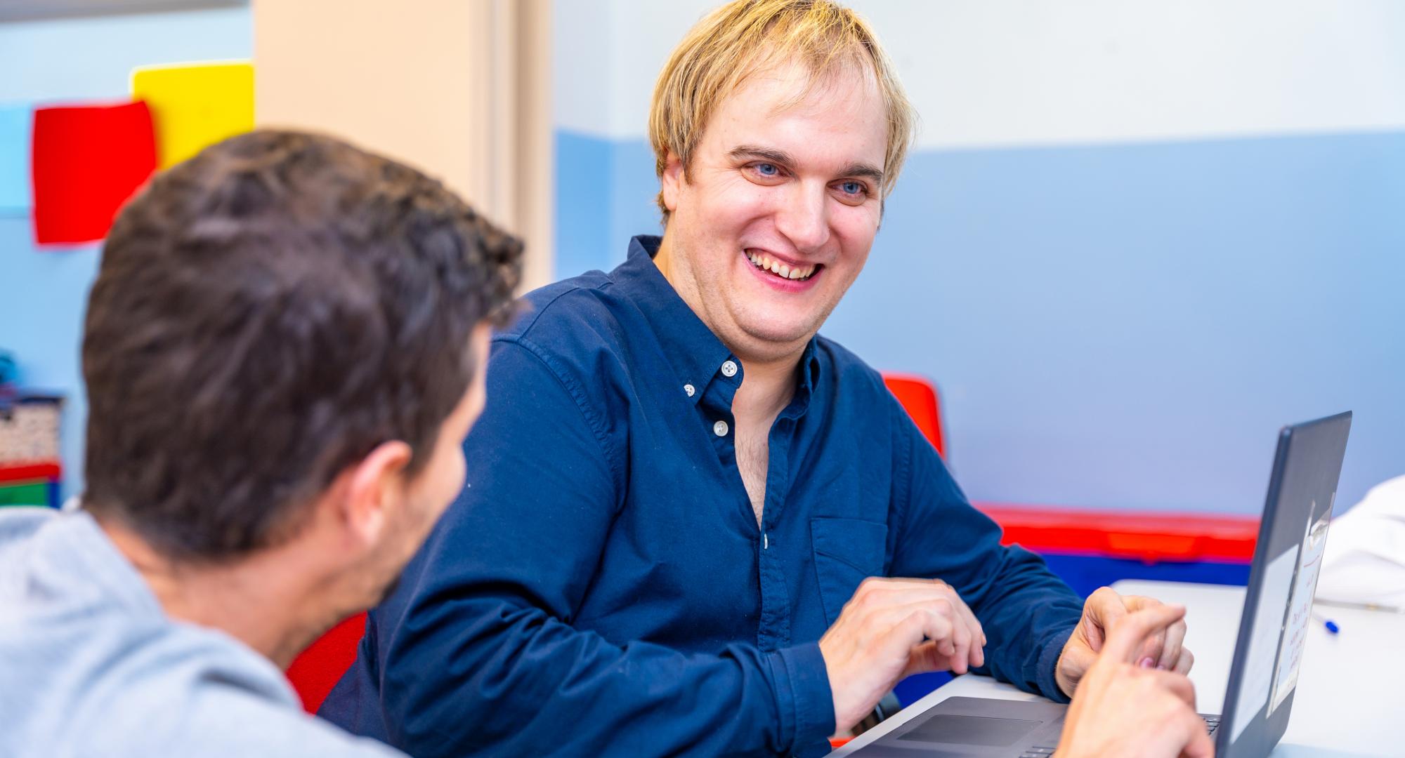 Man with learning disability