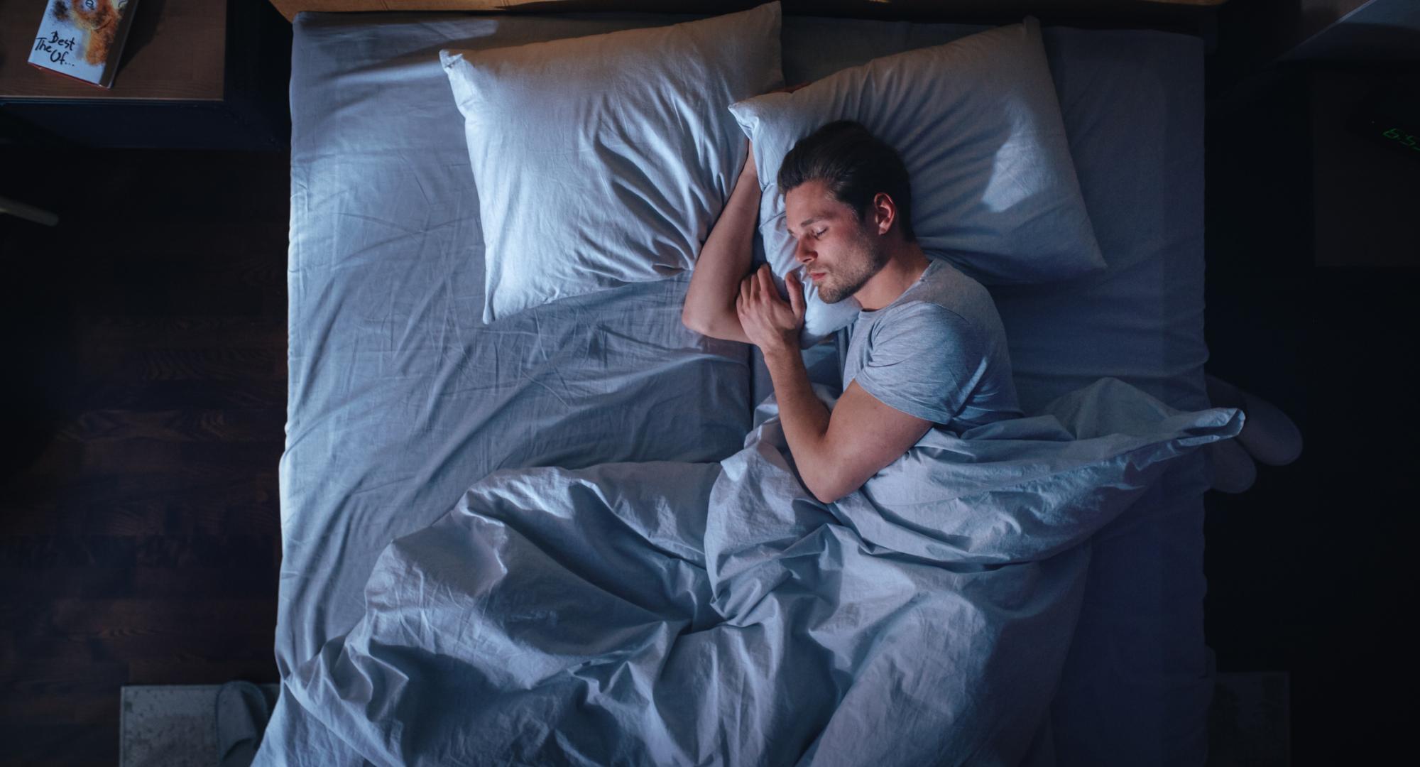 Man asleep