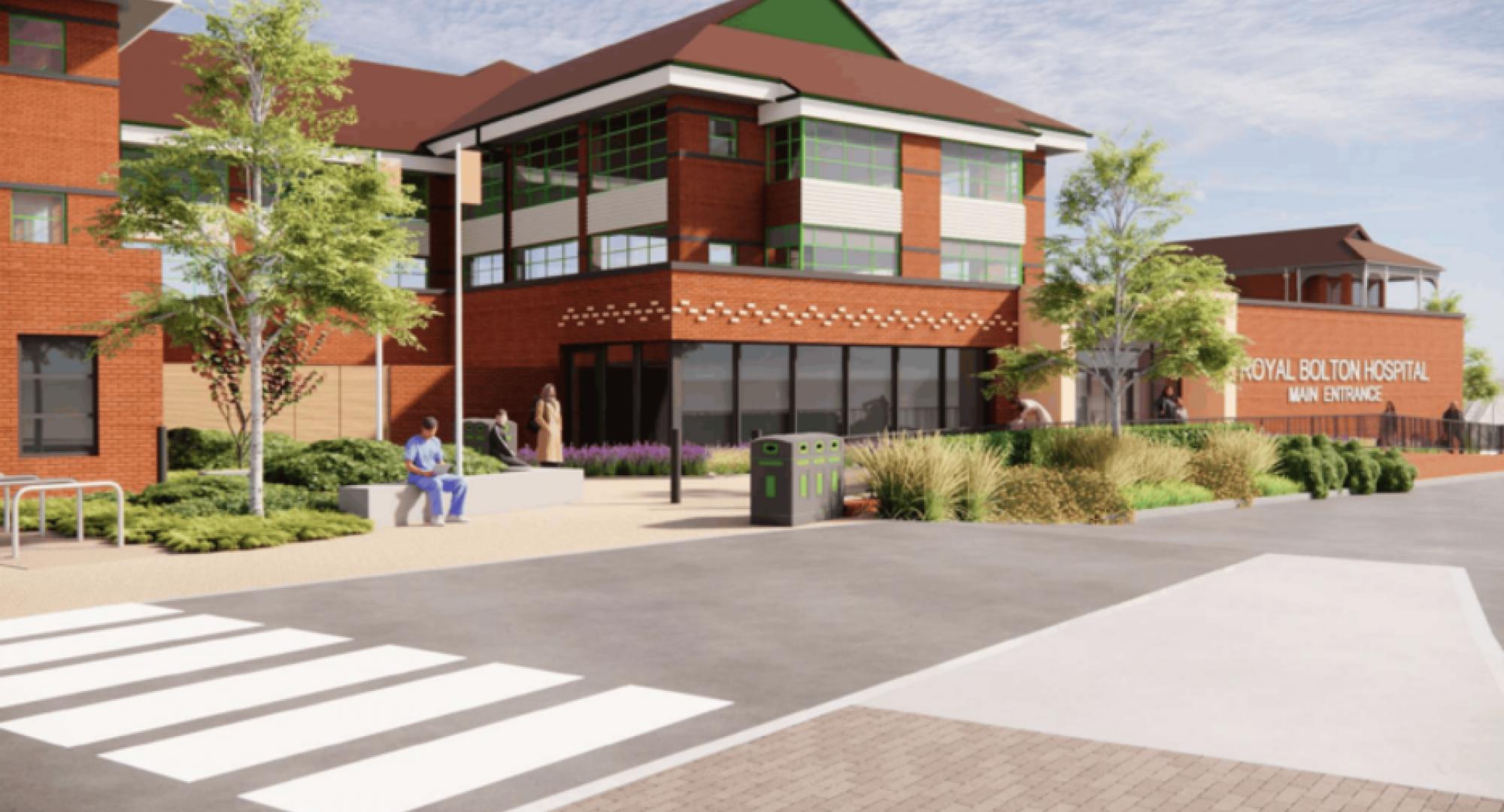 Bolton hospital entrance