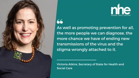 Victoria Atkins quote graphic