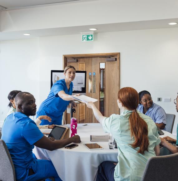 NHS staff agreement depicting the end of the pay dispute for doctors in Wales