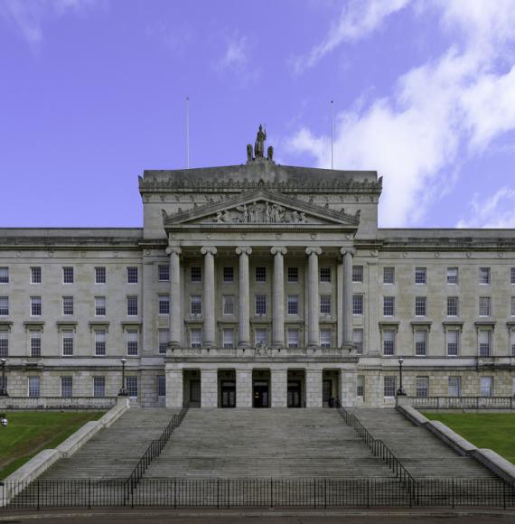 Stormont Parliament Building in Northern Ireland