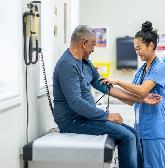 Blood pressure test