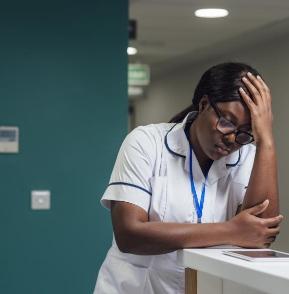 young female student nurse